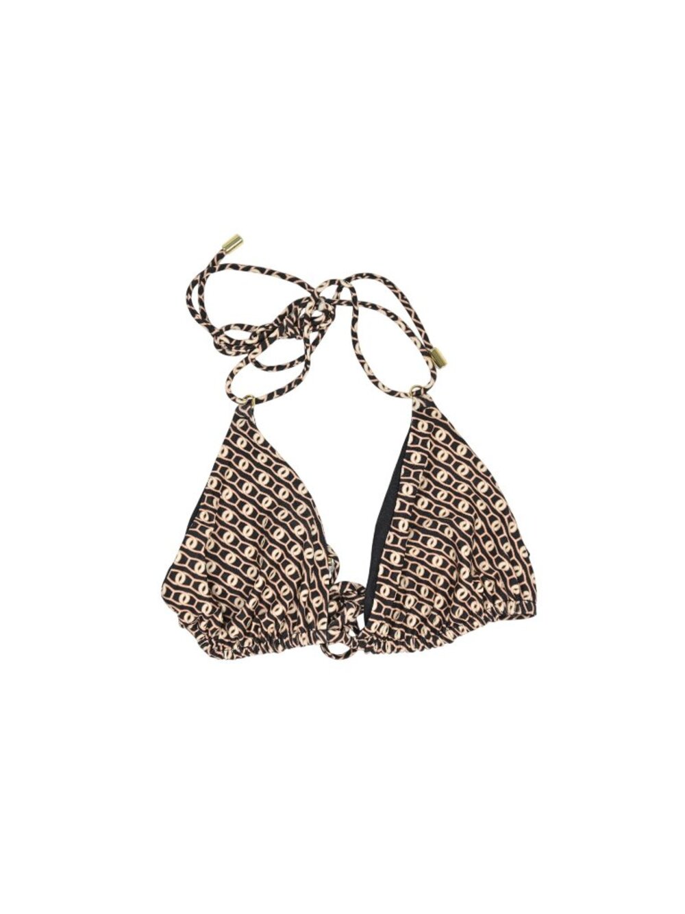 MONDAY Swimwear Hanalei Top in Husk Geo